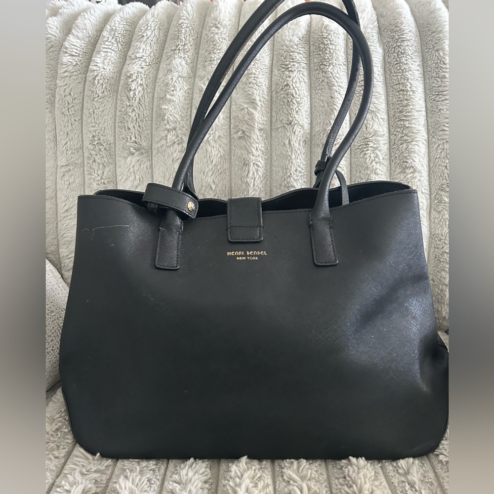 Henri Bendel Black Tote Bag